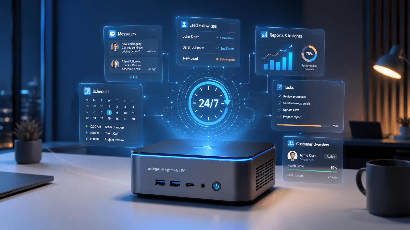 What Is the askingAi AI Agent Mini PC?