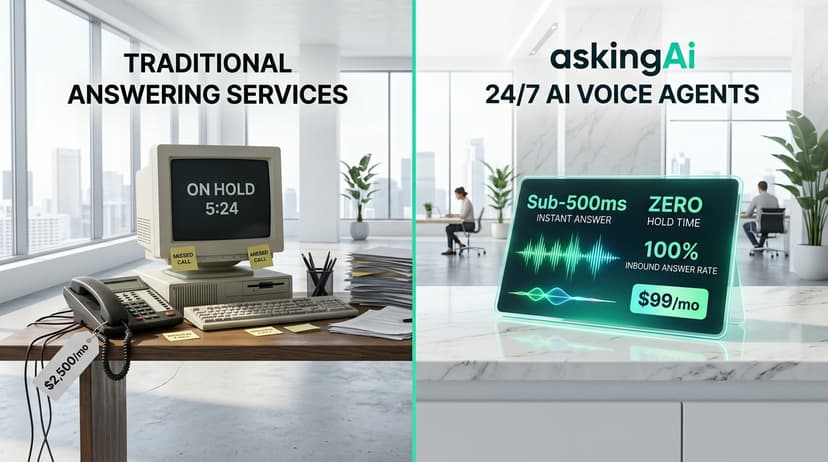 AI Voice Agents vs. Virtual Receptionists & Answering Services: 2026 Cost Comparison